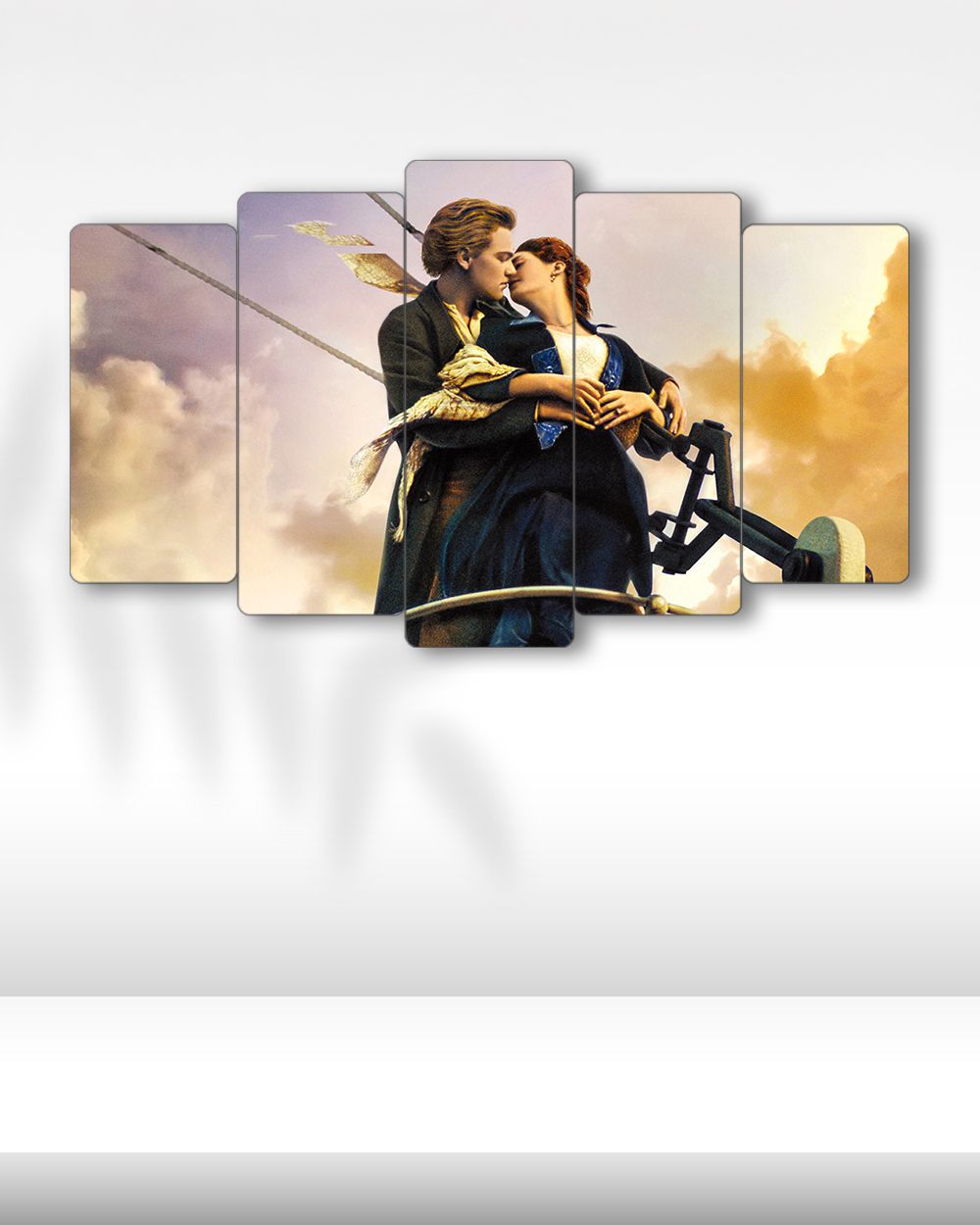 Titanic, Jack ve Rose - 5 Parçalı Tablo