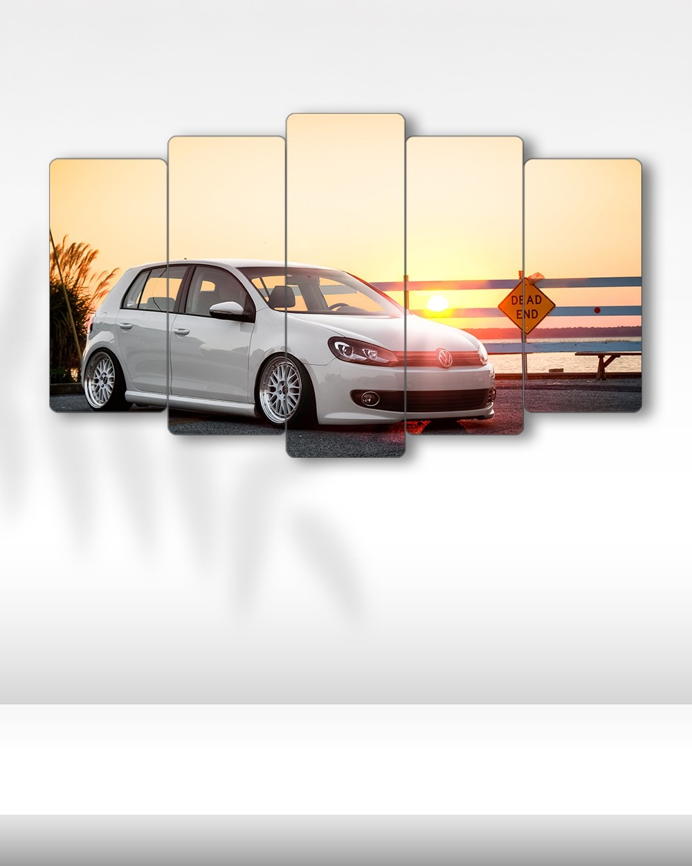 Volkswagen Golf MK6 - 5 Parçalı Araba Tablo