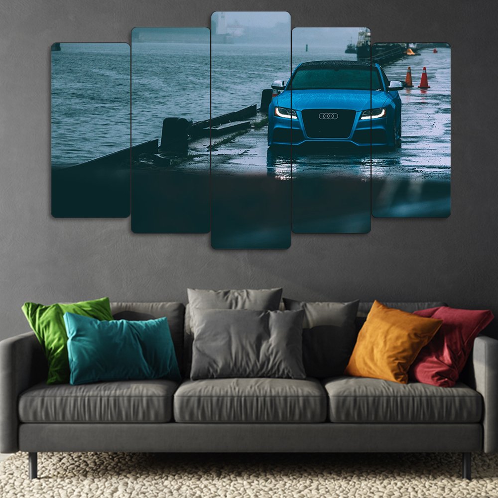 Audi RS5 (B8) Ocean Mood - 5 Parçalı Araba Tablo