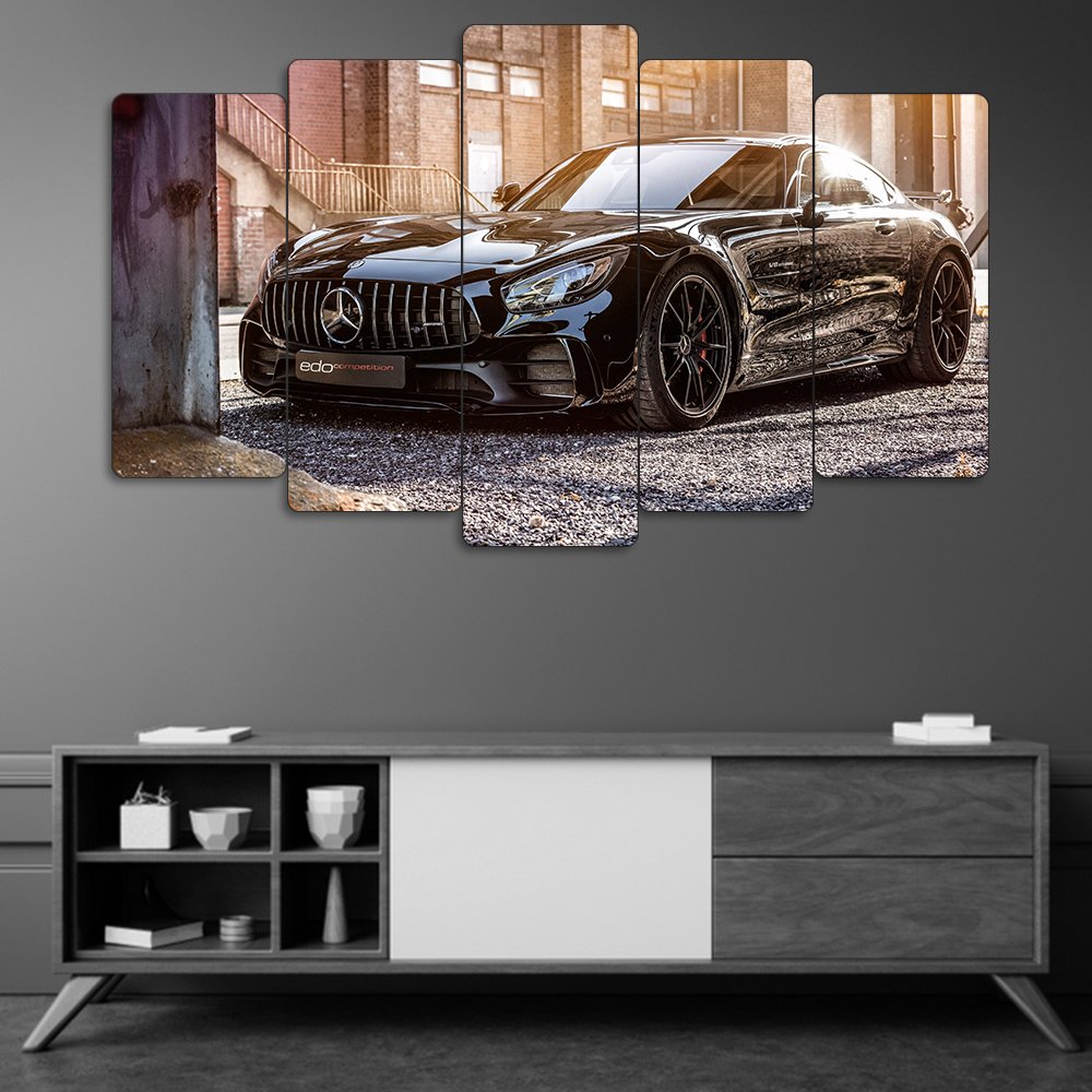 Mercedes-AMG GT R Pro - 5 Parçalı Araba Tablo