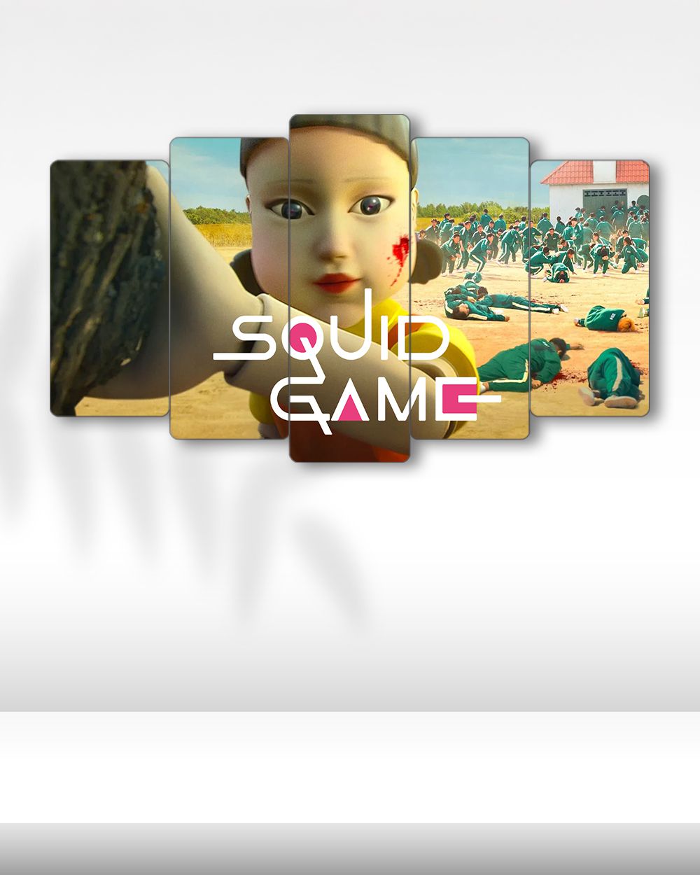 Squid Game, Dev Bebek - 5 Parçalı Tablo