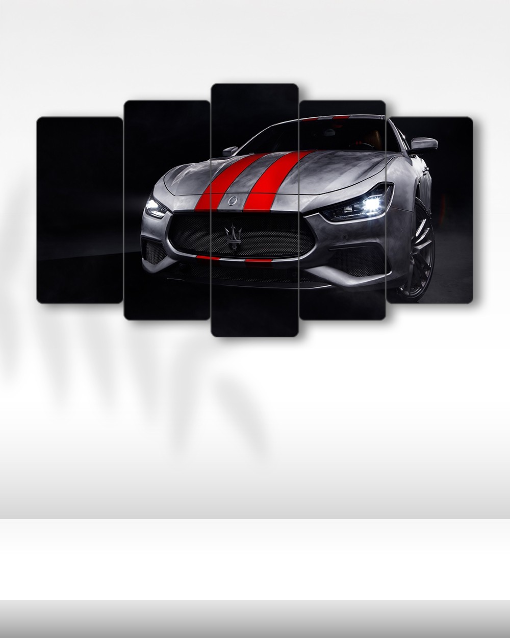 Maserati Ghibli 2022 - 5 Parçalı Araba Tablo