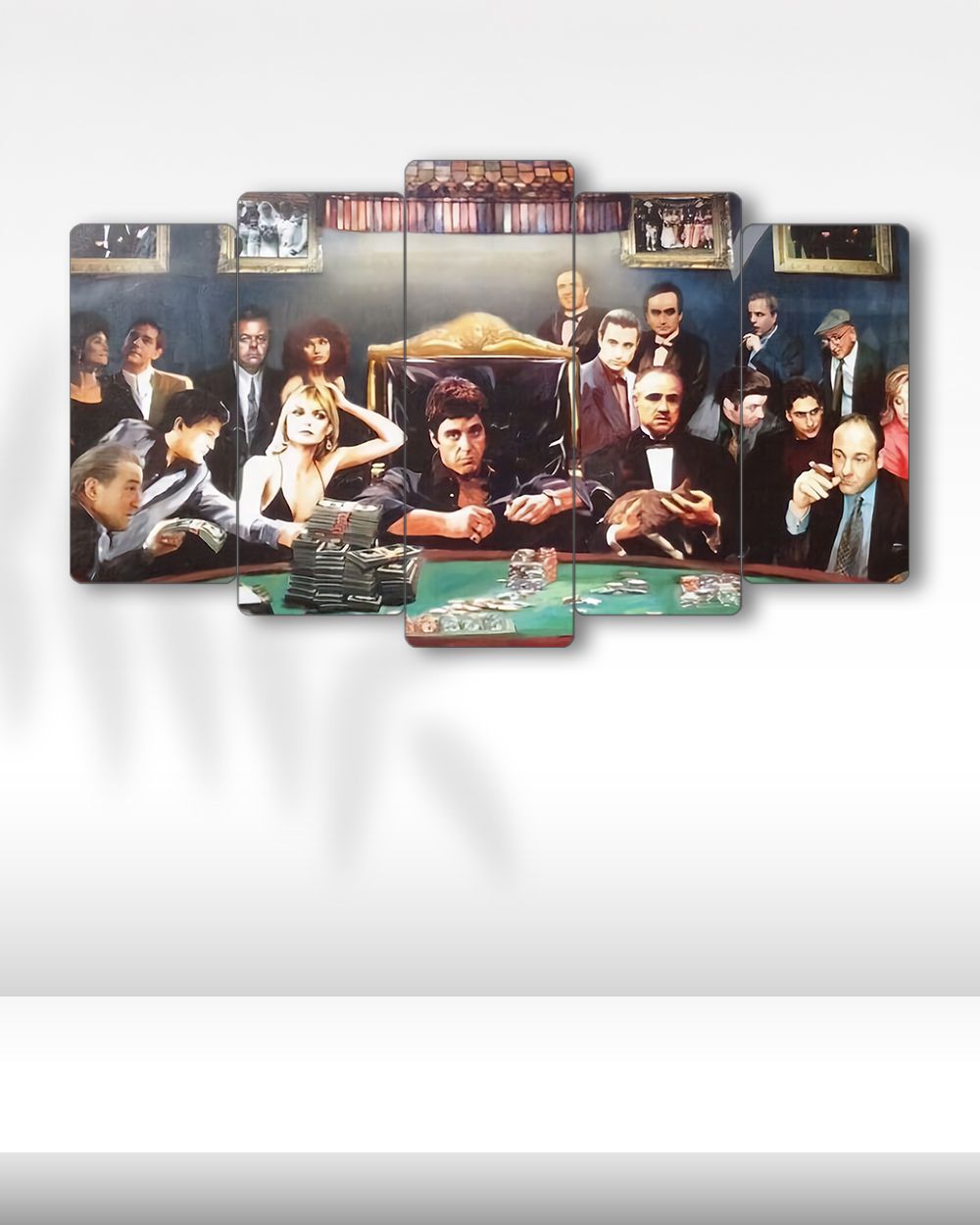 Scarface, Gotfather Büyük Oyunun Masası - 5 Parçalı Tablo