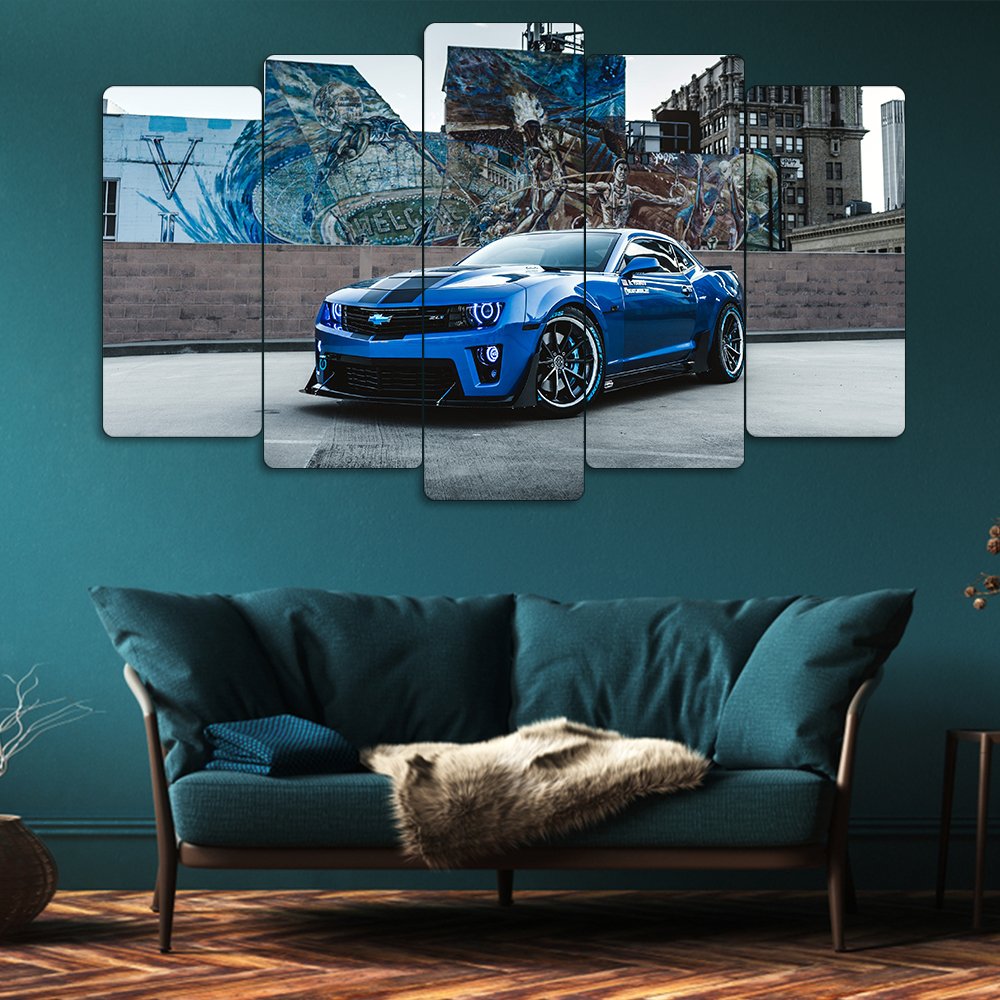 Chevrolet Camaro ZL1 - 5 Parçalı Araba Tablo