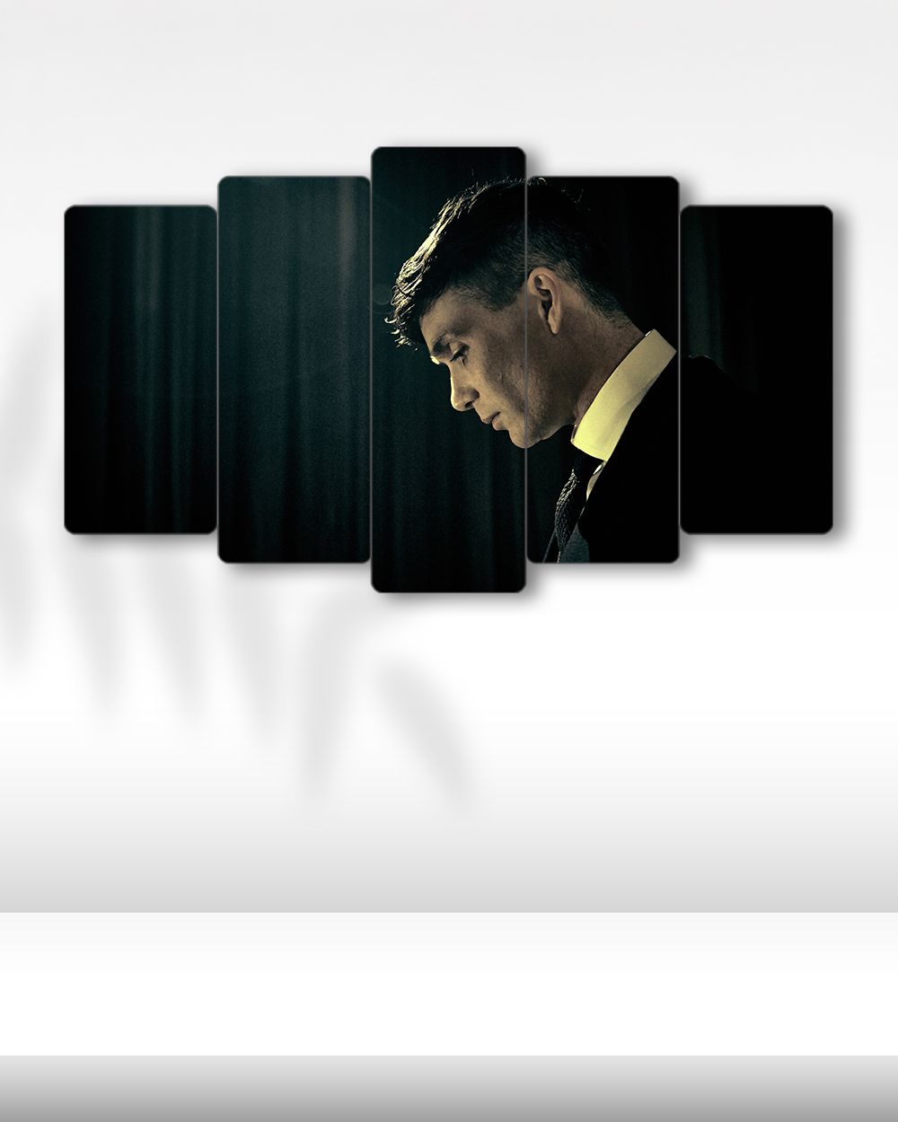 Peaky Blinders, Thomas Shelby Portre - 5 Parçalı Tablo