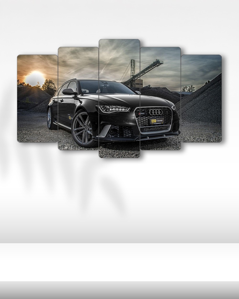 Audi RS6 Avant (C7) - 5 Parçalı Araba Tablo