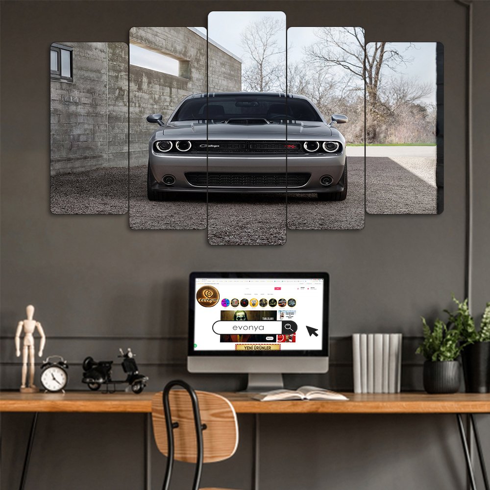 Dodge Challenger R/T 2019 - 5 Parçalı Araba Tablo
