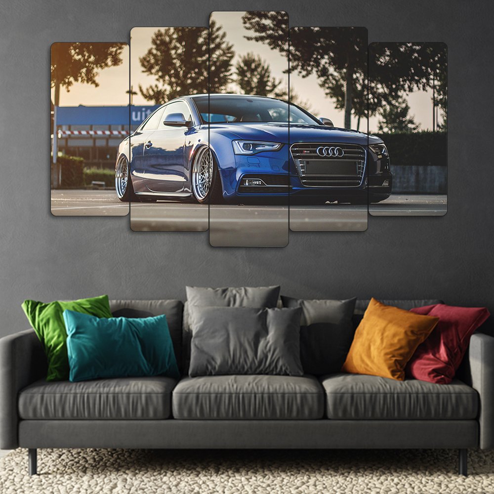 Audi A5 (B8) Stance Edition - 5 Parçalı Araba Tablo