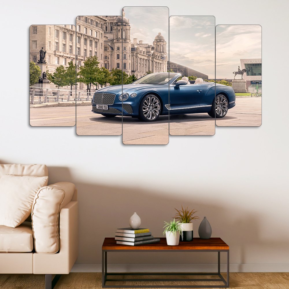 Bentley Continental GTC - 5 Parçalı Araba Tablo