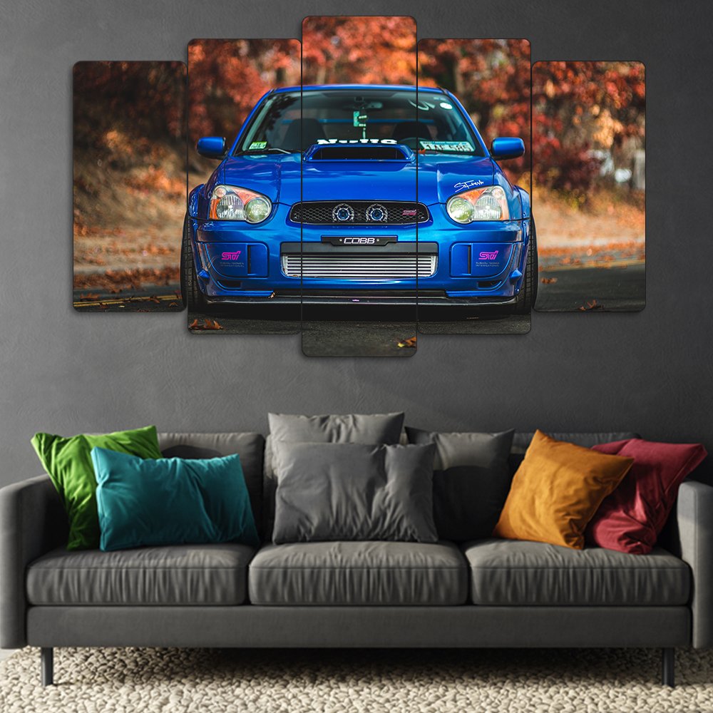 Subaru Impreza WRX STI - 5 Parçalı Araba Tablo