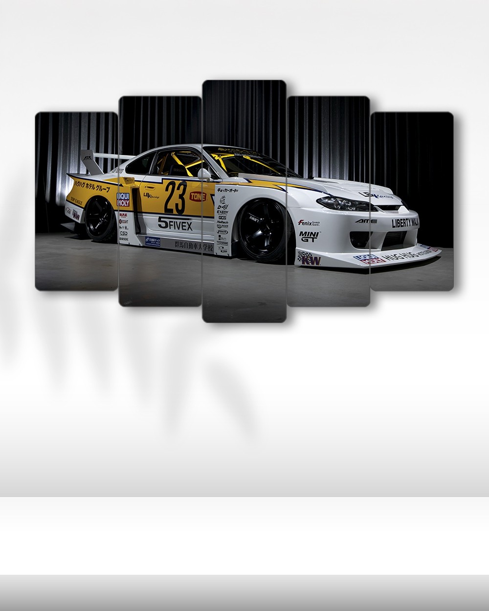 Nissan Silvia S15, Liberty Walk - 5 Parçalı Araba Tablo