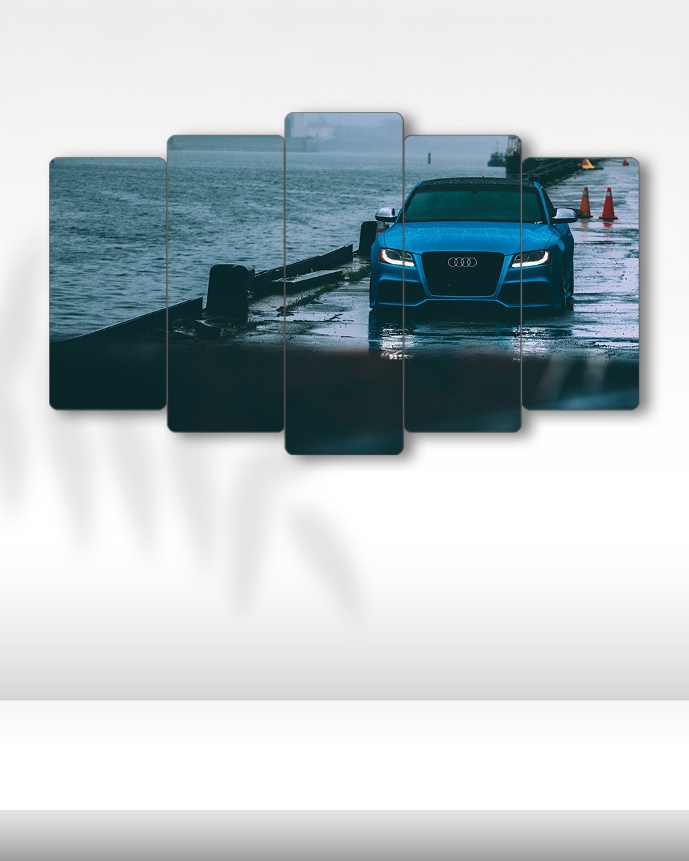 Audi RS5 (B8) Ocean Mood - 5 Parçalı Araba Tablo