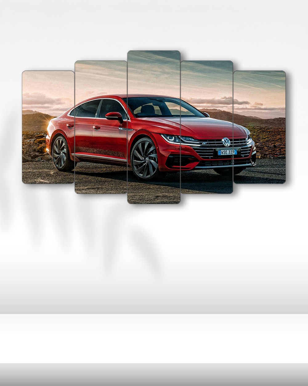 Volkswagen Arteon R-Line - 5 Parçalı Araba Tablo