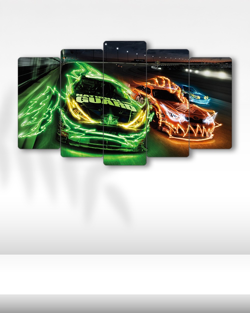 Chevrolet vs Toyota Neon Drift - 5 Parçalı Araba Tablo