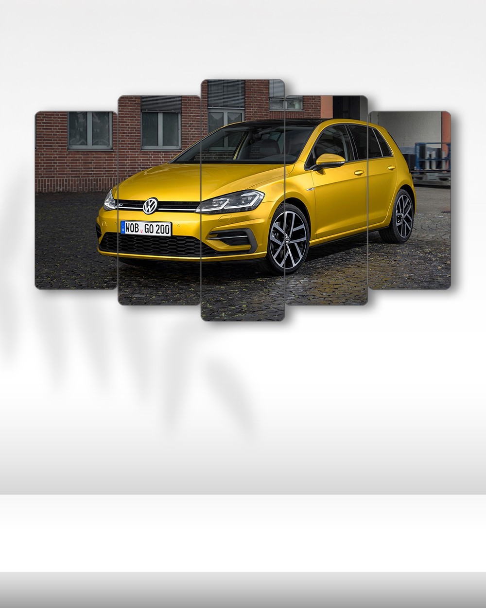 Volkswagen Golf MK7.5 R-Line - 5 Parçalı Araba Tablo