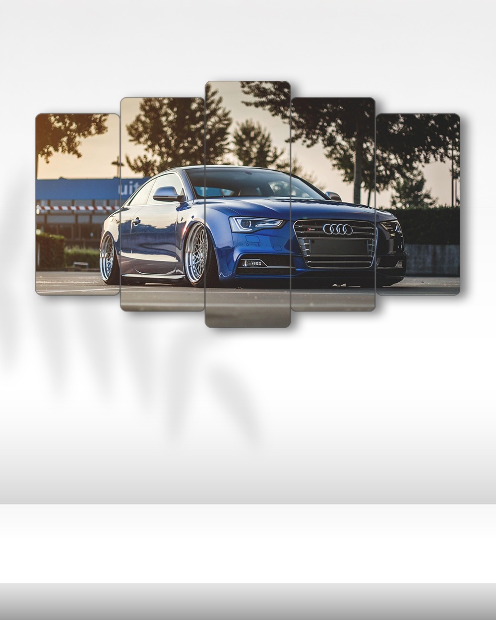 Audi A5 (B8) Stance Edition - 5 Parçalı Araba Tablo