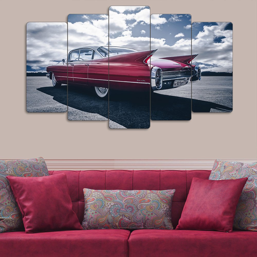 Cadillac DeVille 1960 - 5 Parçalı Araba Tablo