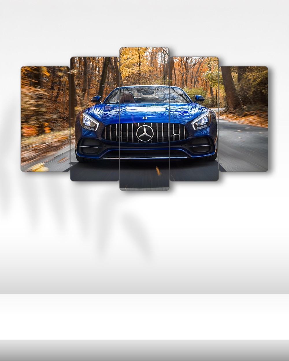 Mercedes-AMG GT - 5 Parçalı Araba Tablo