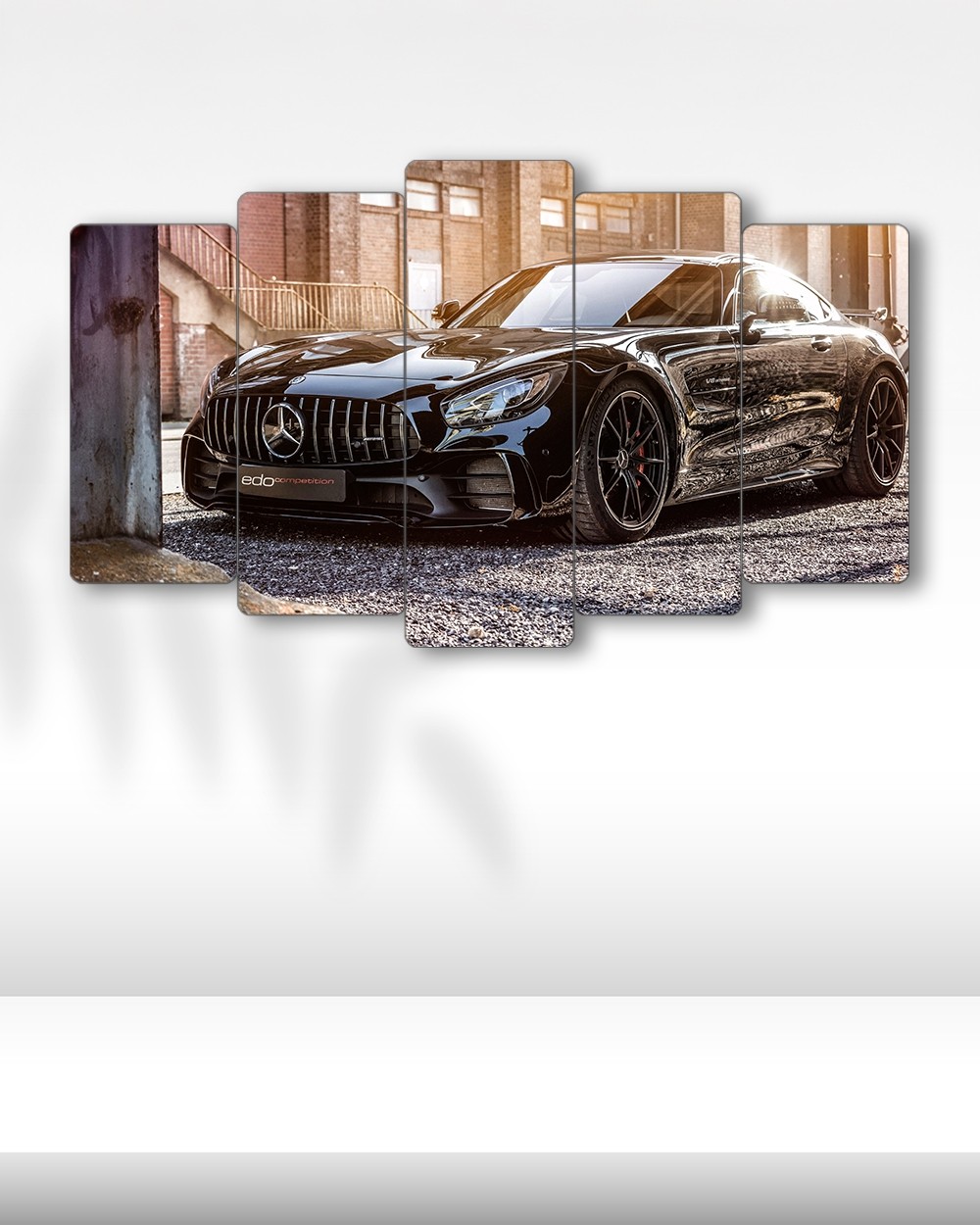 Mercedes-AMG GT R Pro - 5 Parçalı Araba Tablo