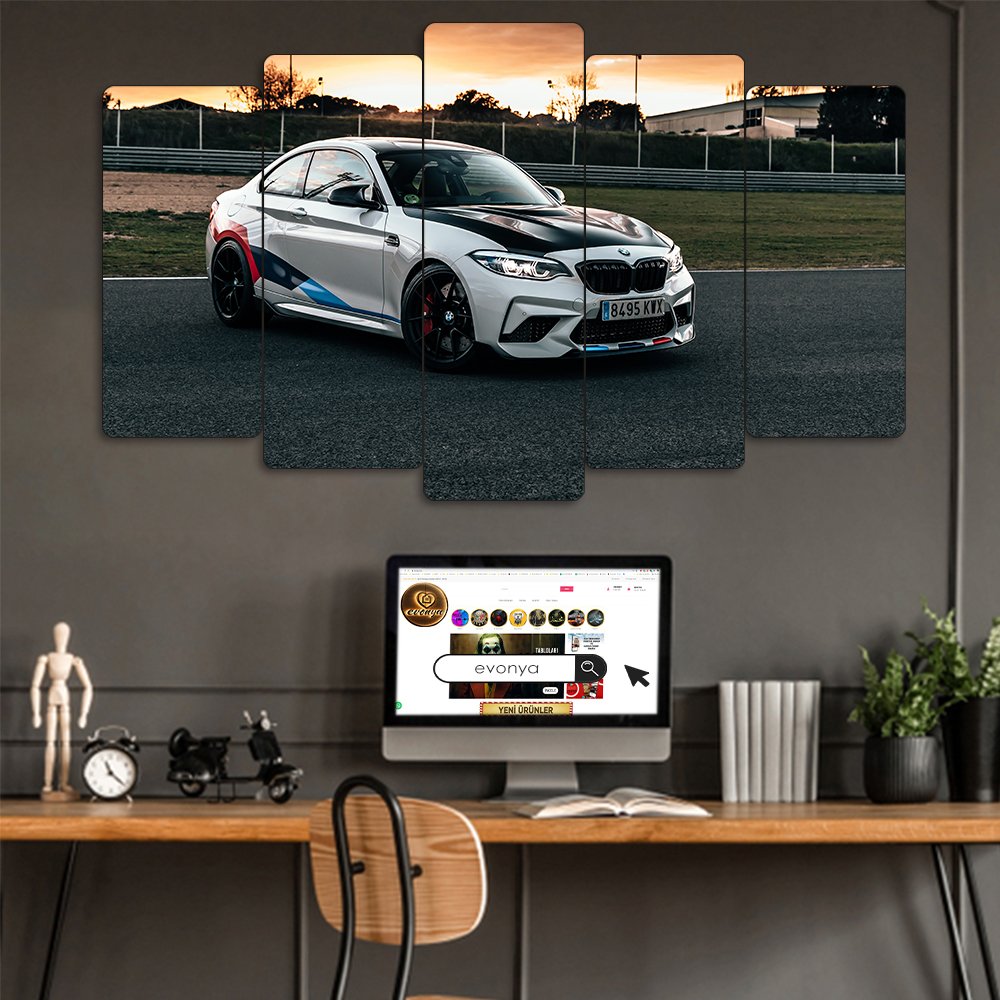 BMW M2 Competition (F87) - 5 Parçalı Araba Tablo