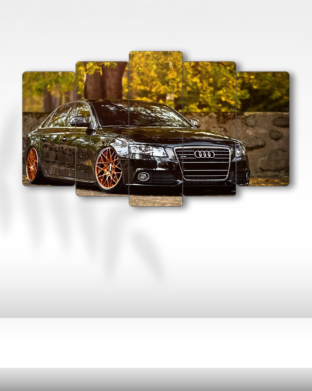 Audi A4 (B8) Stance Edition - 5 Parçalı Araba Tablo