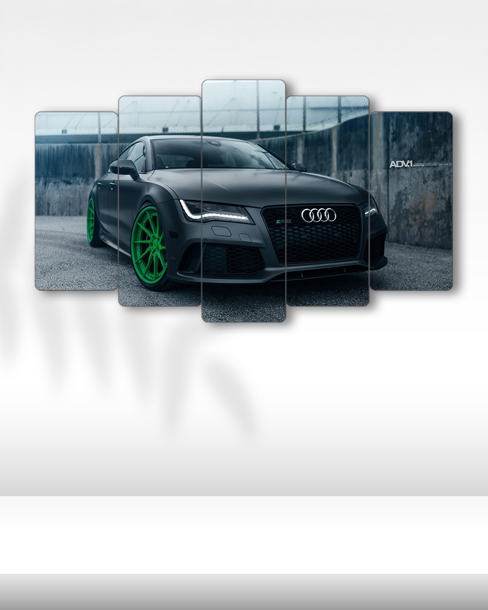 Audi RS7 (C7) Stance Edition - 5 Parçalı Araba Tablo