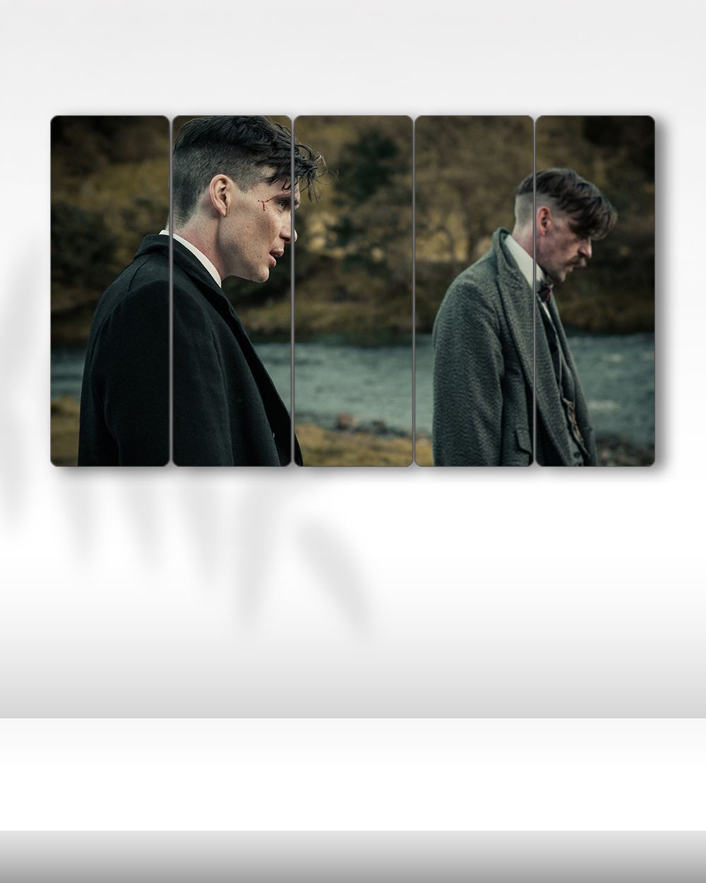 Peaky Blinders, Thomas Shelby ve Arthur - 5 Parçalı Tablo