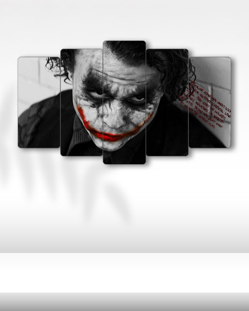 Joker, The Dark Knight - 5 Parçalı Tablo