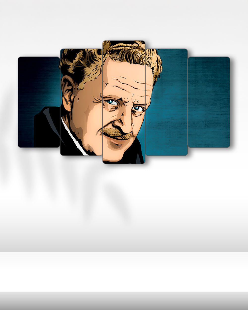 Nazım Hikmet - 5 Parçalı Tablo