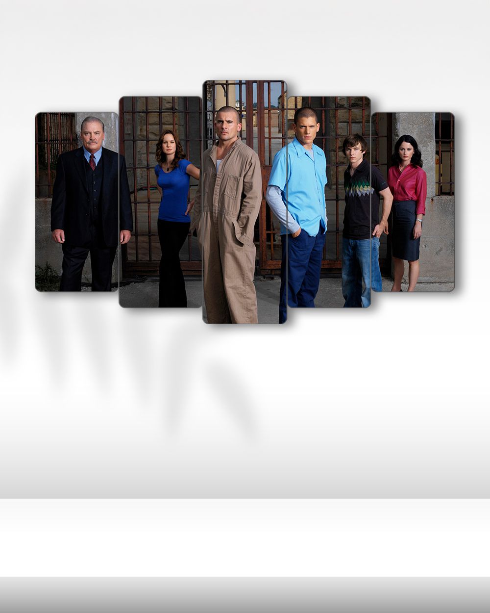 Prison Break Kadrosu, Prison Break - 5 Parçalı Tablo