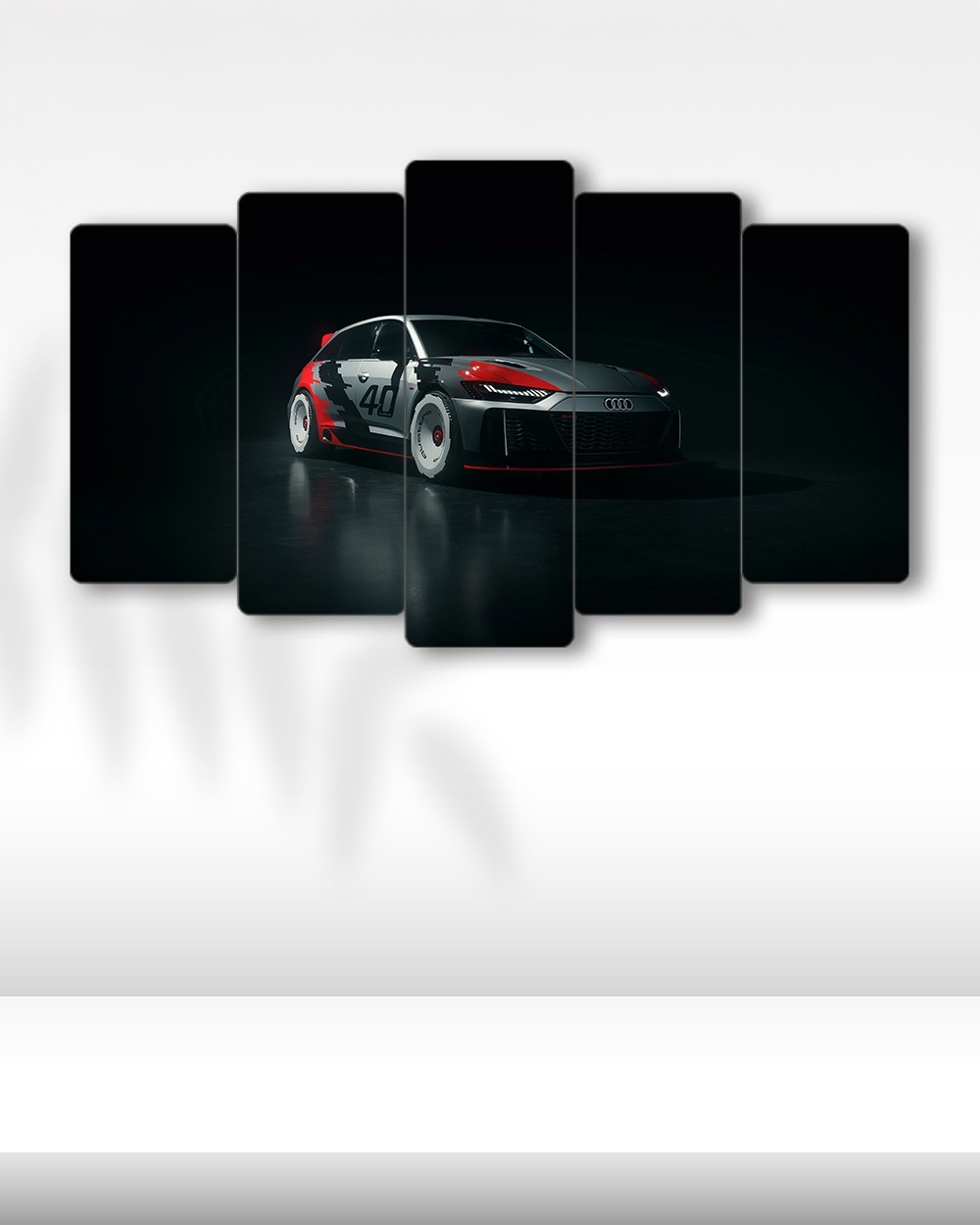 Audi RS3 LMS 2024 - 5 Parçalı Araba Tablo