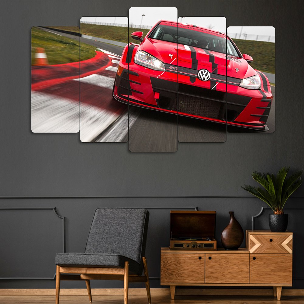 Volkswagen Golf GTI TCR - 5 Parçalı Araba Tablo