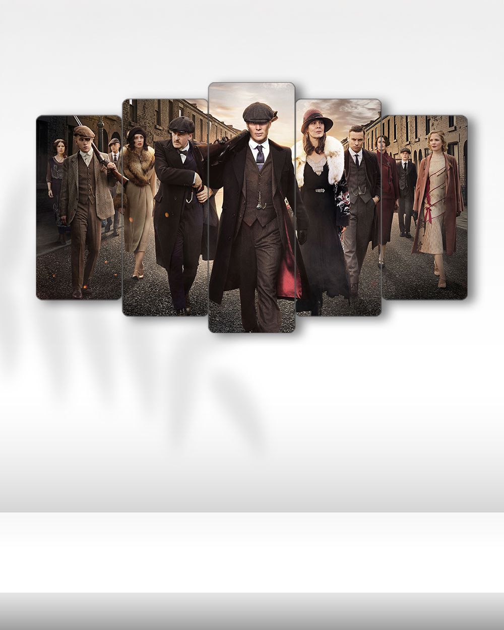 Thomas Shelby ve Ailesi, Peaky Blinders - 5 Parçalı Tablo