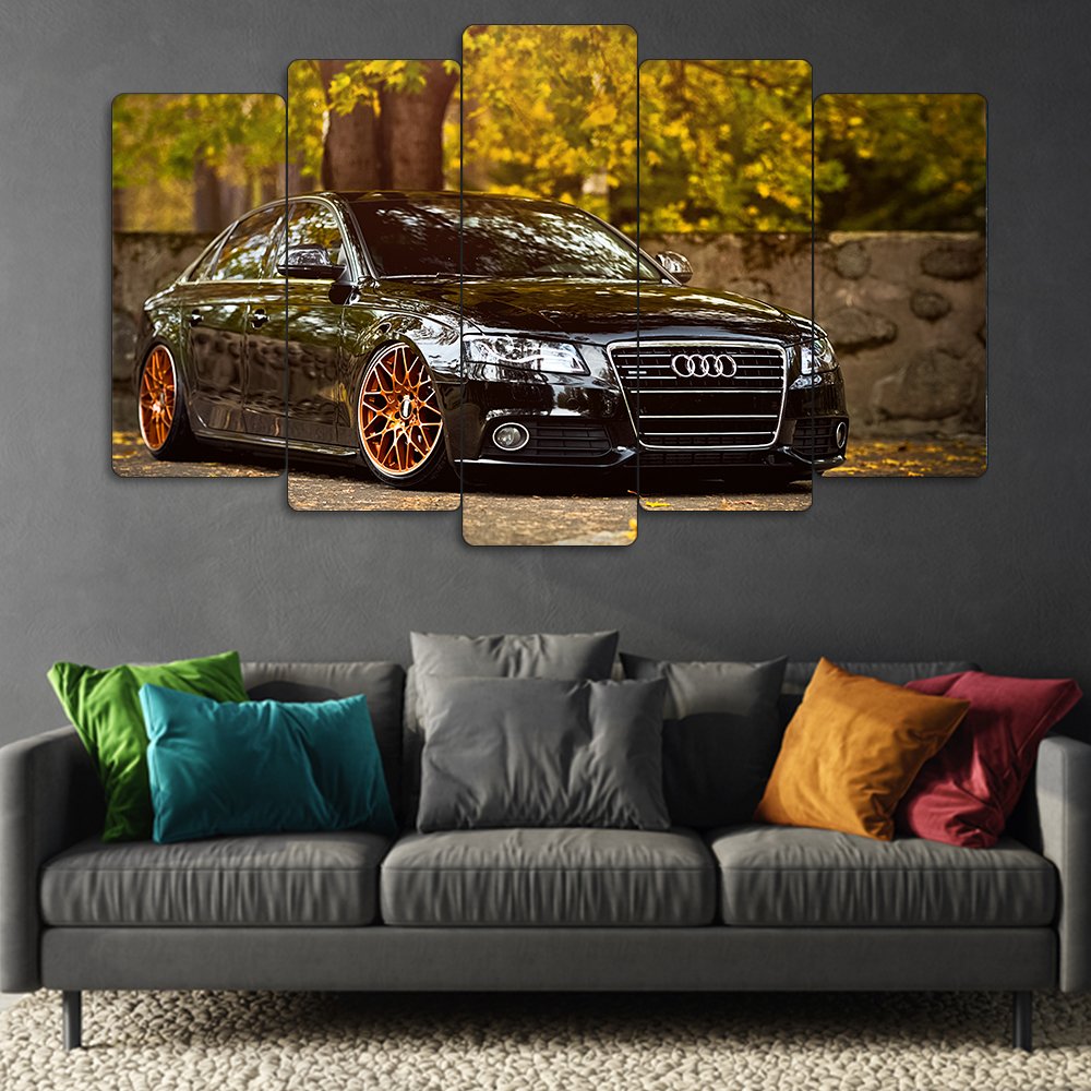 Audi A4 (B8) Stance Edition - 5 Parçalı Araba Tablo