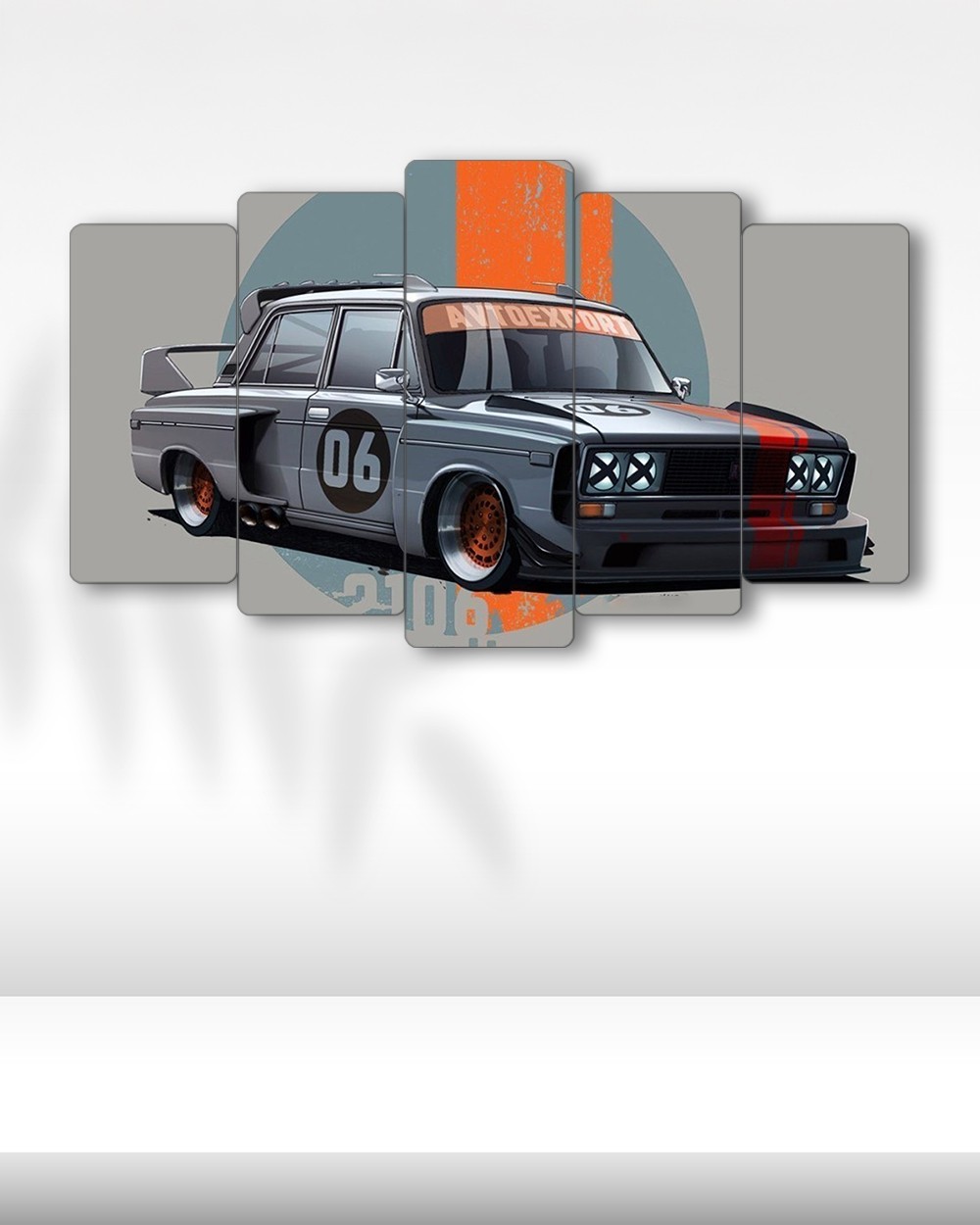 Lada 2106 Drift Edition - 5 Parçalı Araba Tablo