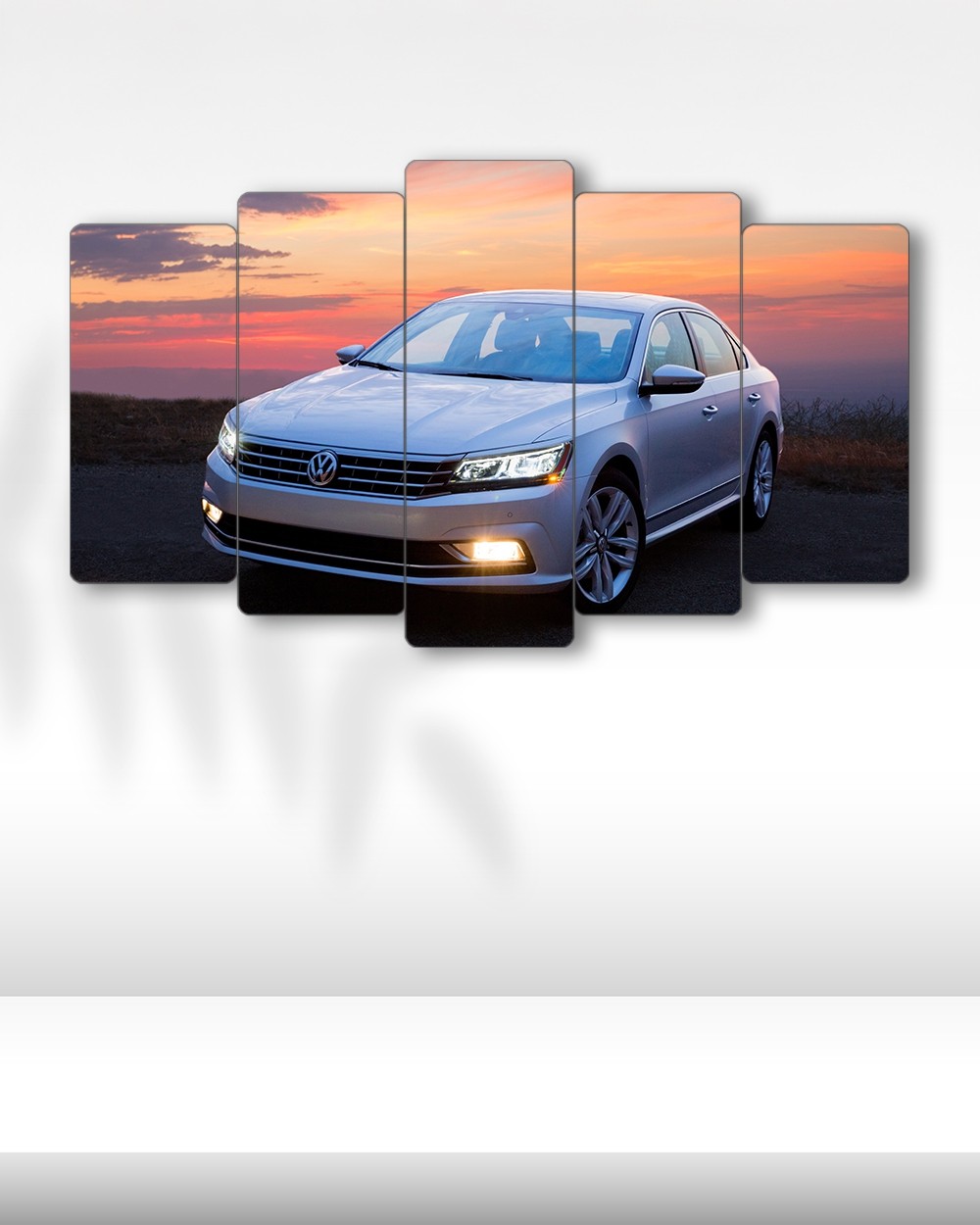 Volkswagen Passat B8 FL - 5 Parçalı Araba Tablo