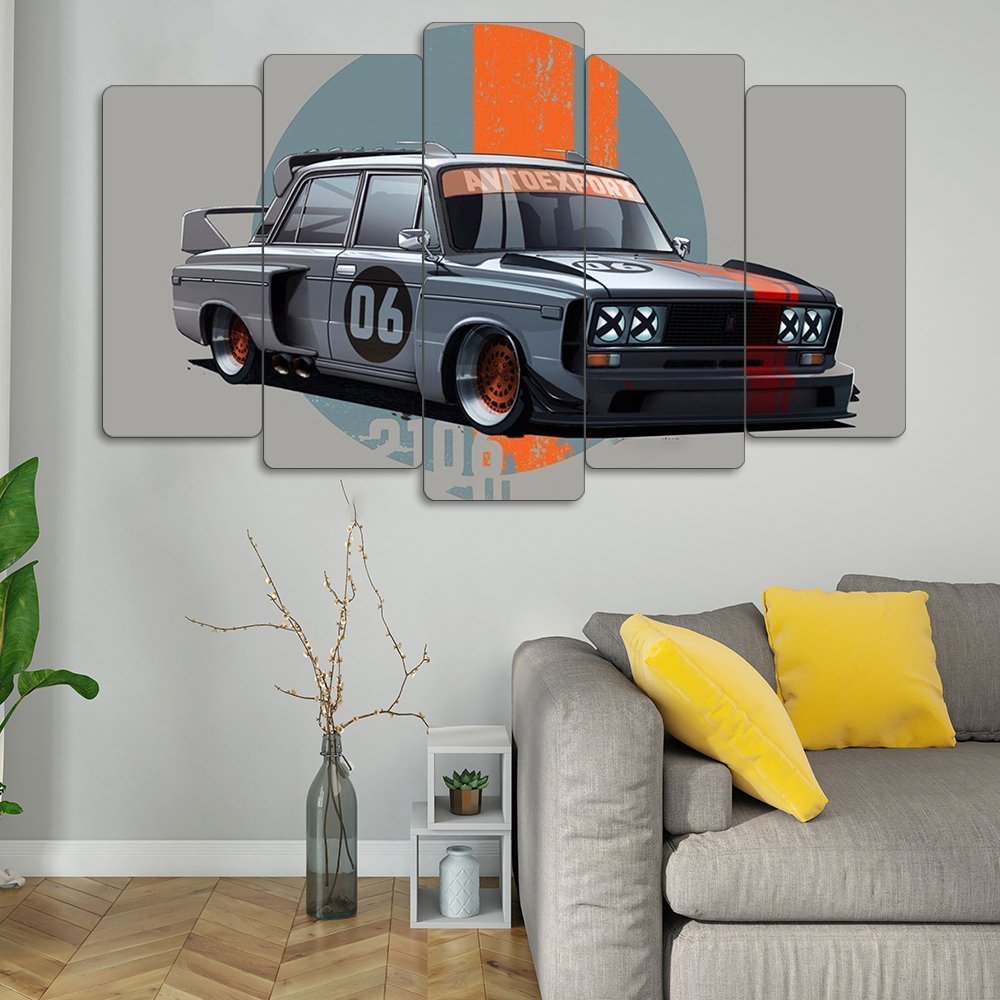 Lada 2106 Drift Edition - 5 Parçalı Araba Tablo