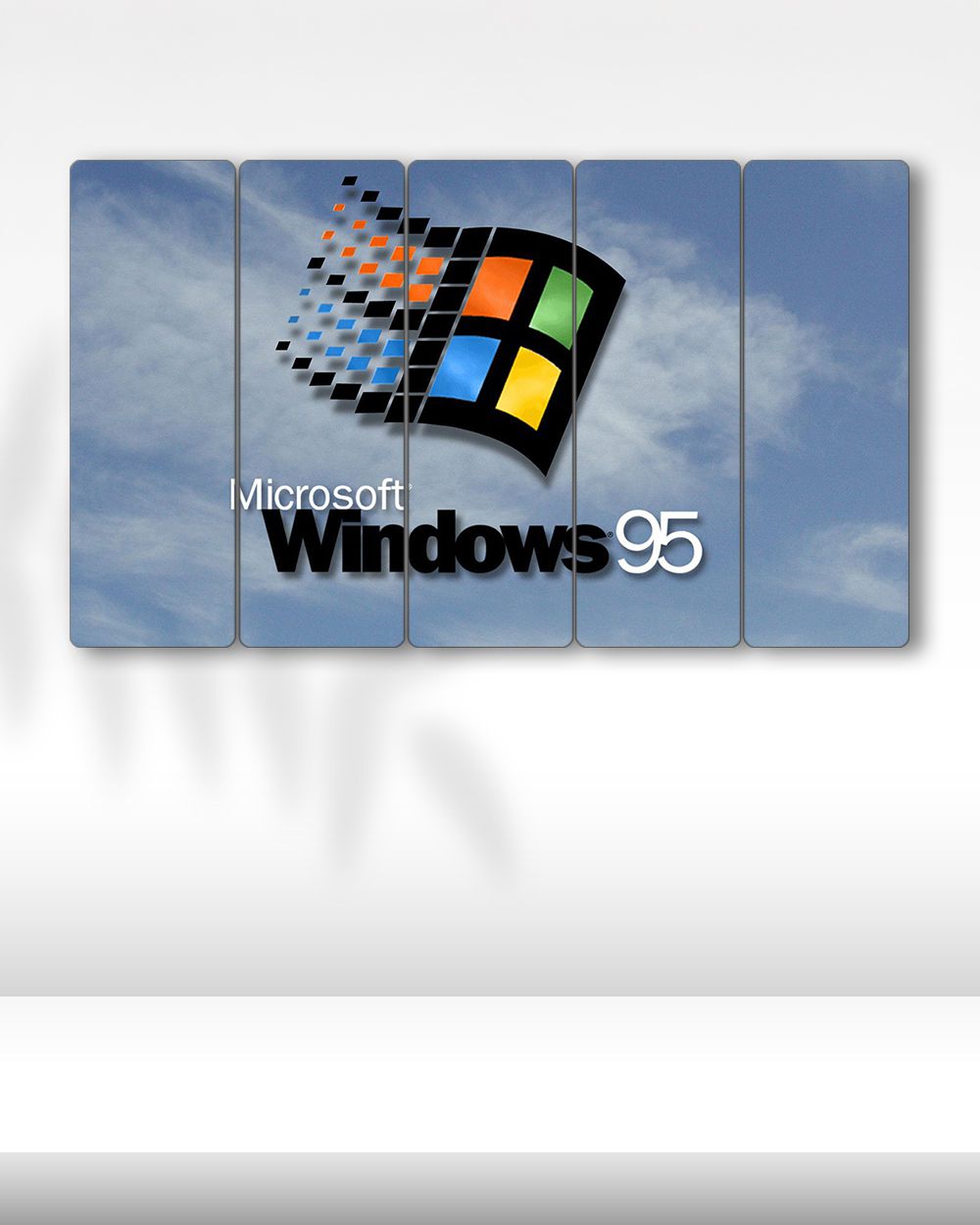Windows 95, Açılış Ekranı - 5 Parçalı Tablo