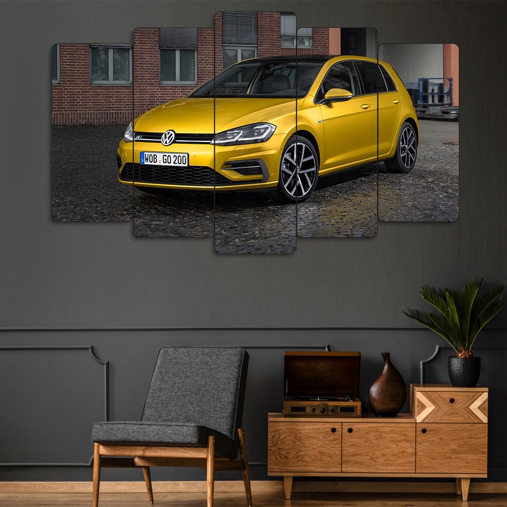 Volkswagen Golf MK7.5 R-Line - 5 Parçalı Araba Tablo