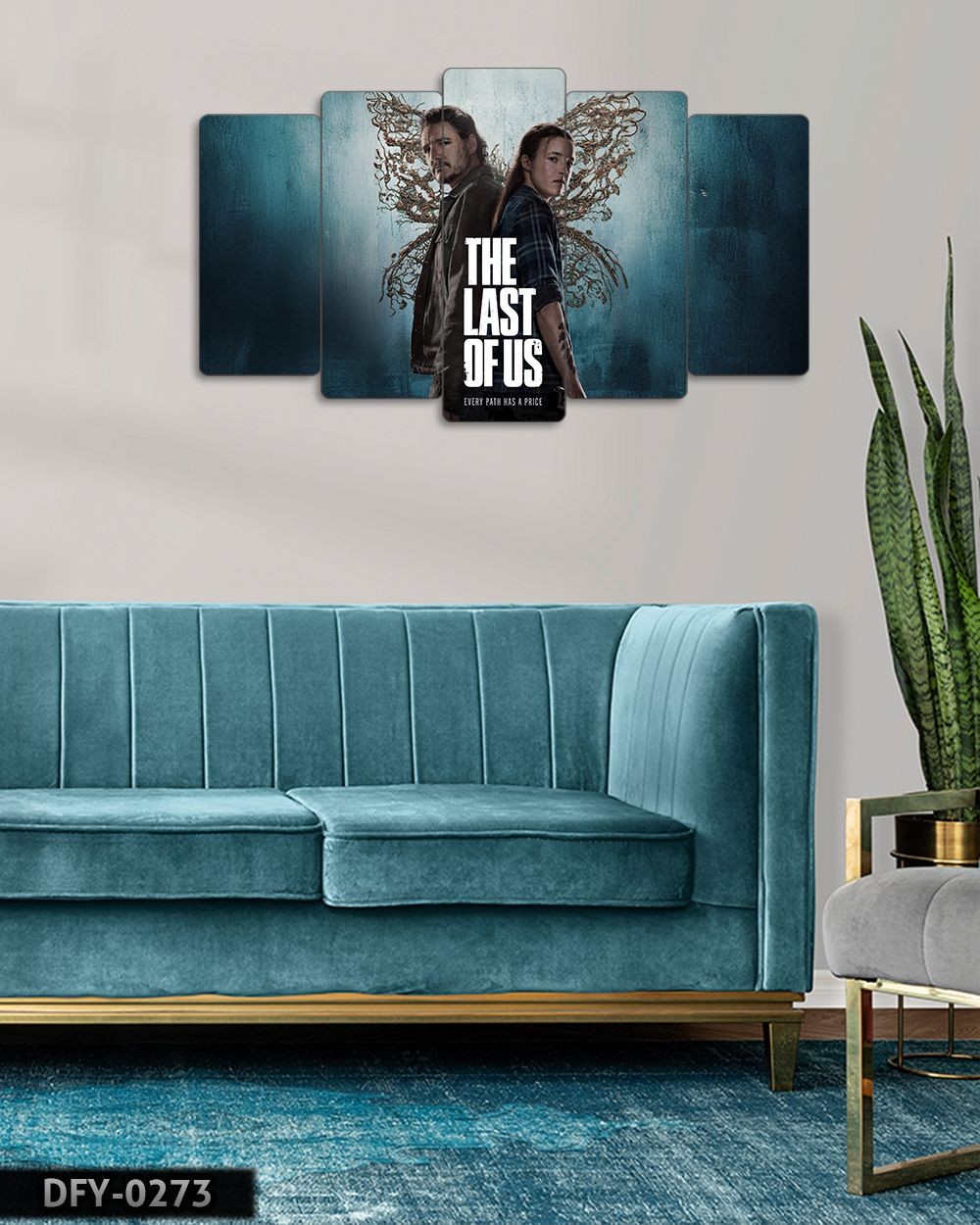 The Last of Us, Joel ve Ellie - 5 Parçalı Tablo