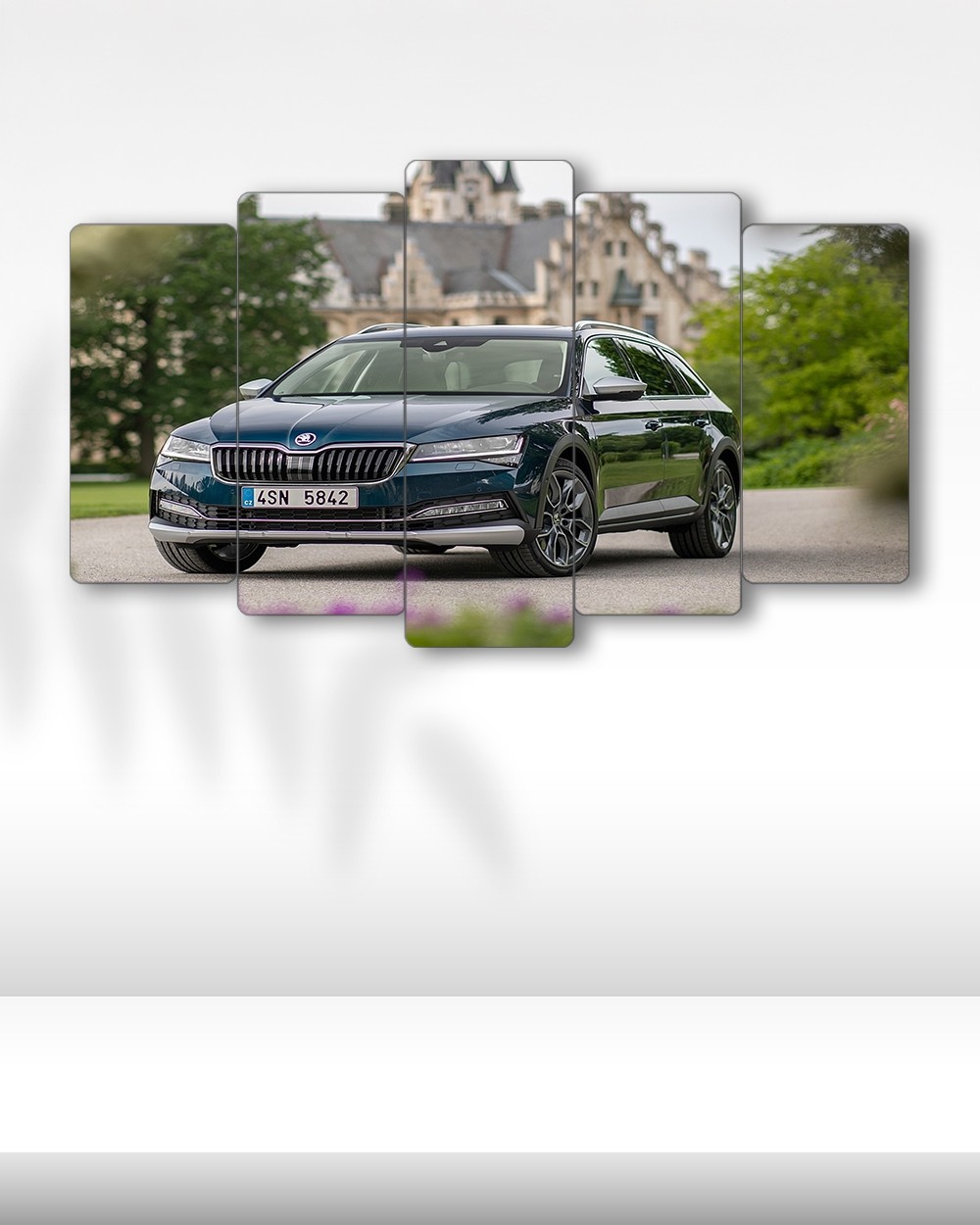 Skoda Superb Combi Sportline - 5 Parçalı Araba Tablo