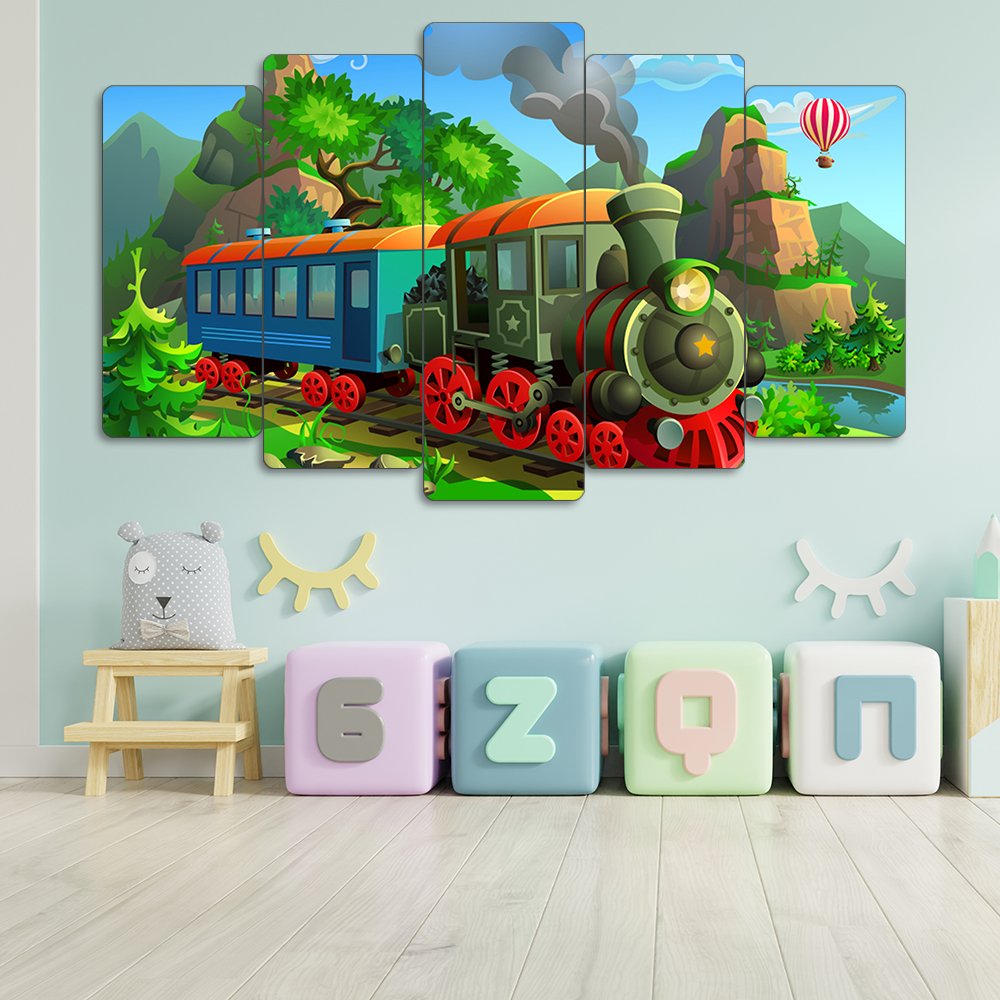 Tren - 5 Parçalı Tablo