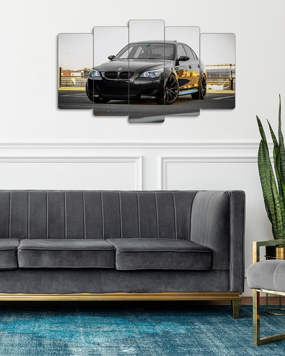 BMW M5 E60 2005 - 5 Parçalı Araba Tablo