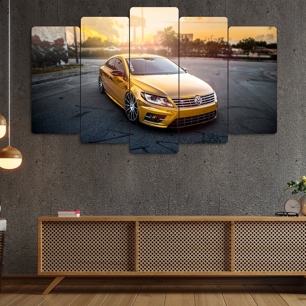 Volkswagen CC Gold Edition - 5 Parçalı Araba Tablo