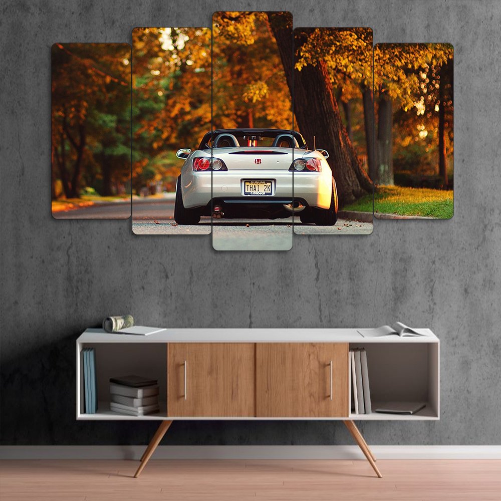 Honda S2000 Autumn Drive - 5 Parçalı Araba Tablo