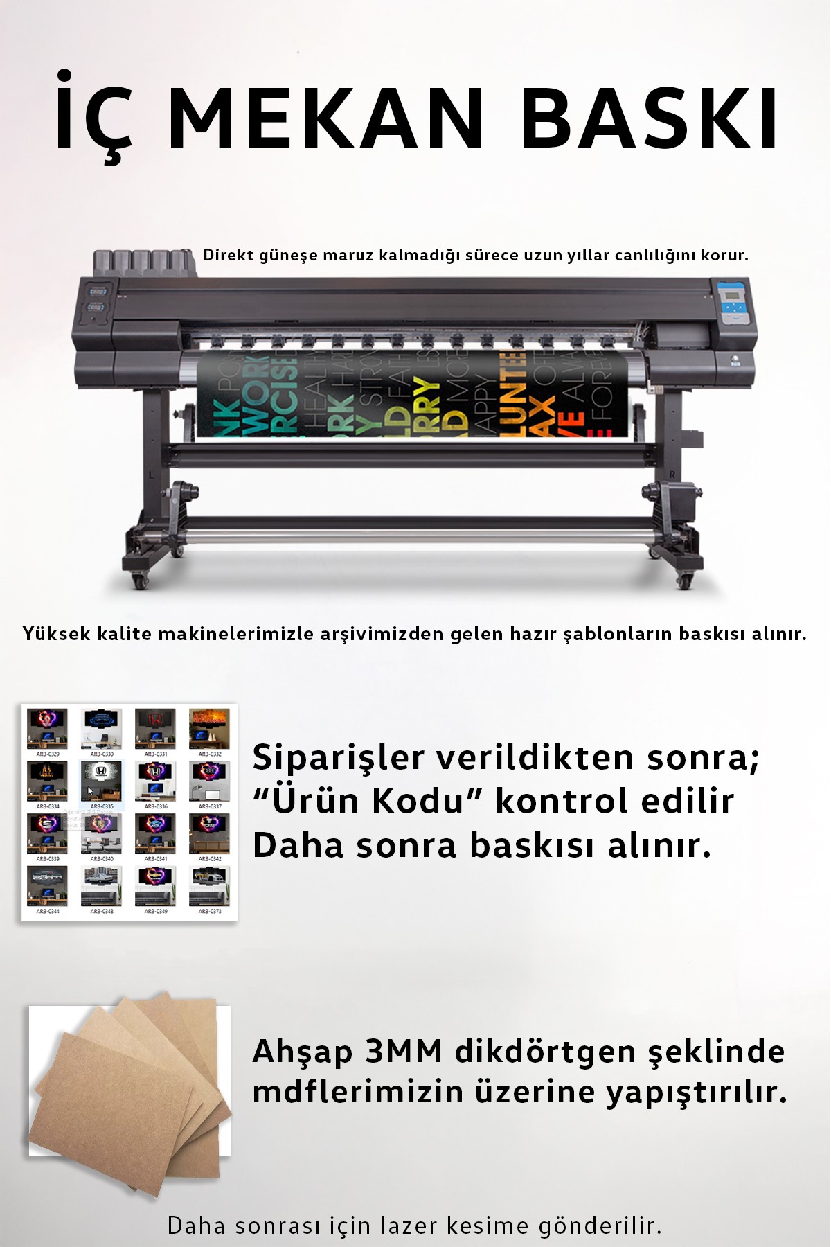 Kırık Siyah Kanatlar - 5 Parçalı Tablo