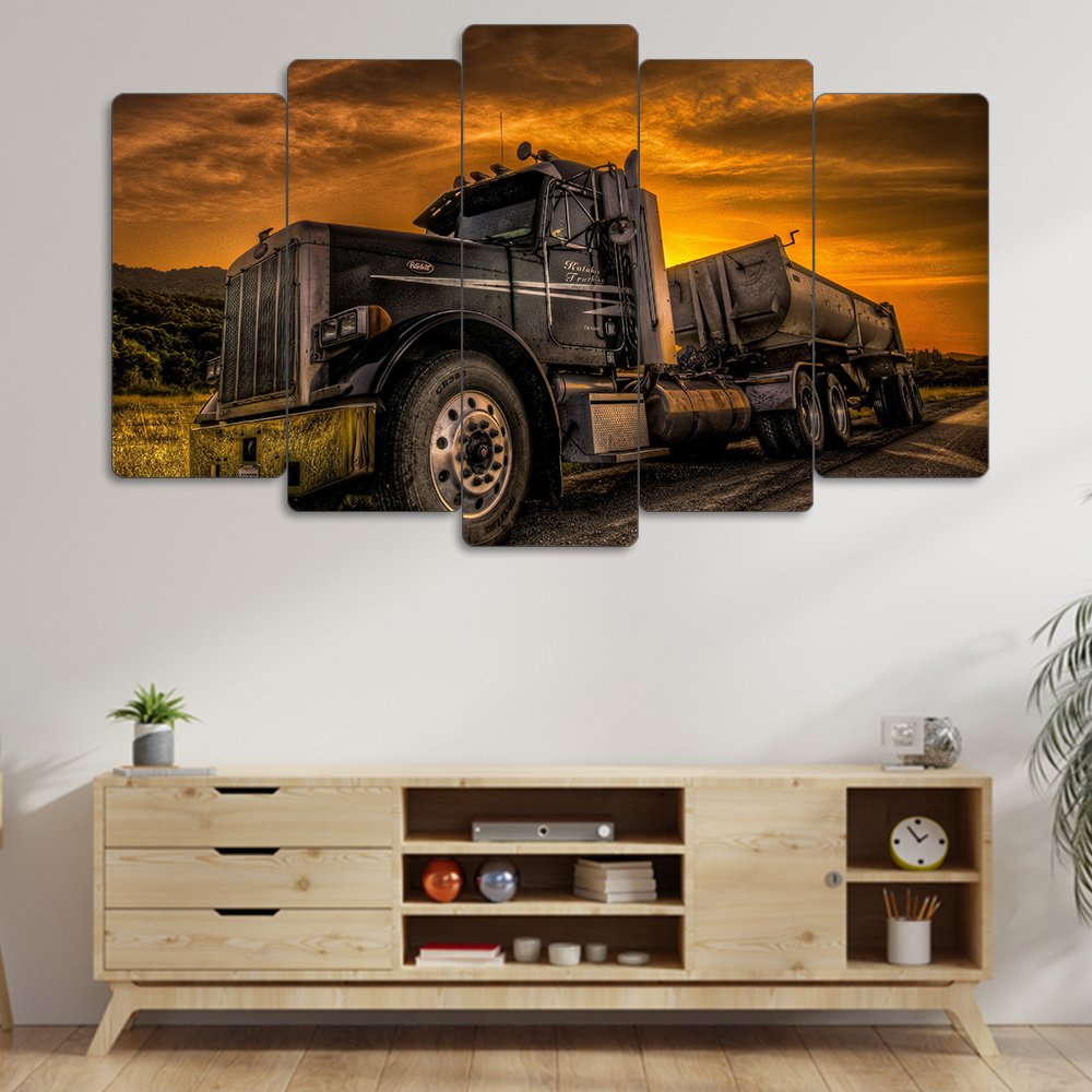 Peterbilt 379 Tır - 5 Parçalı Araba Tablo