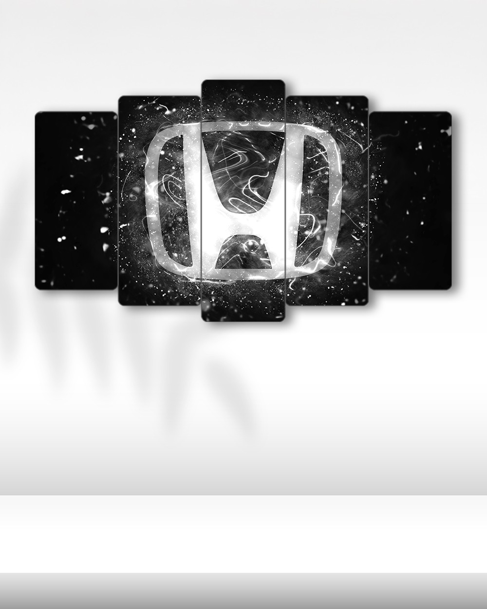 Honda Logo - 5 Parçalı Araba Tablo