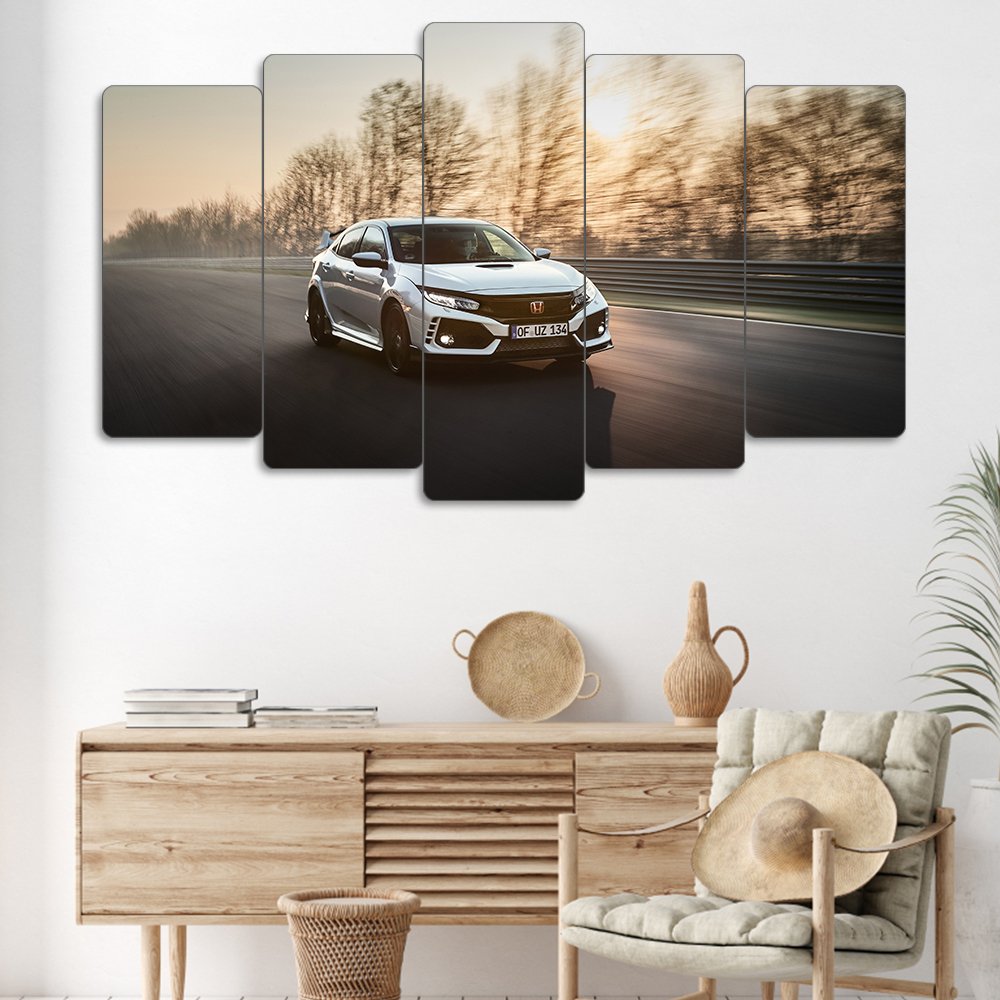 Honda Civic Type-R FK8 - 5 Parçalı Araba Tablo
