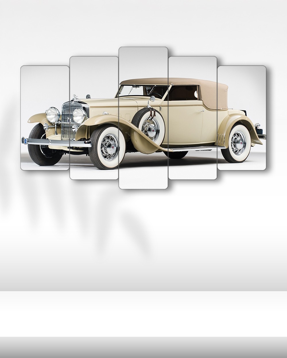 Duesenberg Model J 1930 - 5 Parçalı Araba Tablo